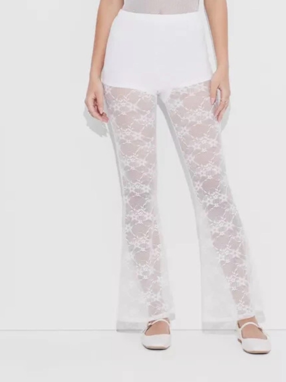 Wild Fable Flare Sheer Lace Pants